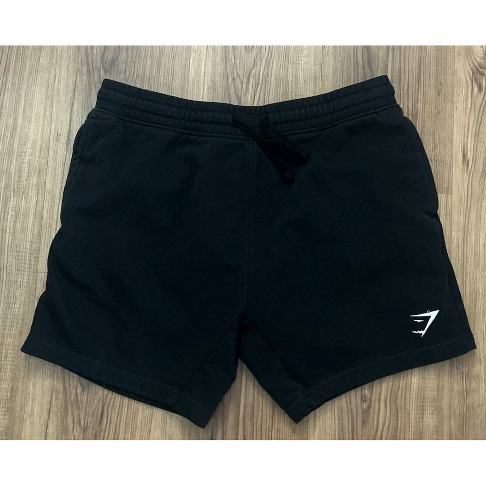 GymShark Critical Short Mens Large 7" Inseam Sweatshorts Black Athletic Training